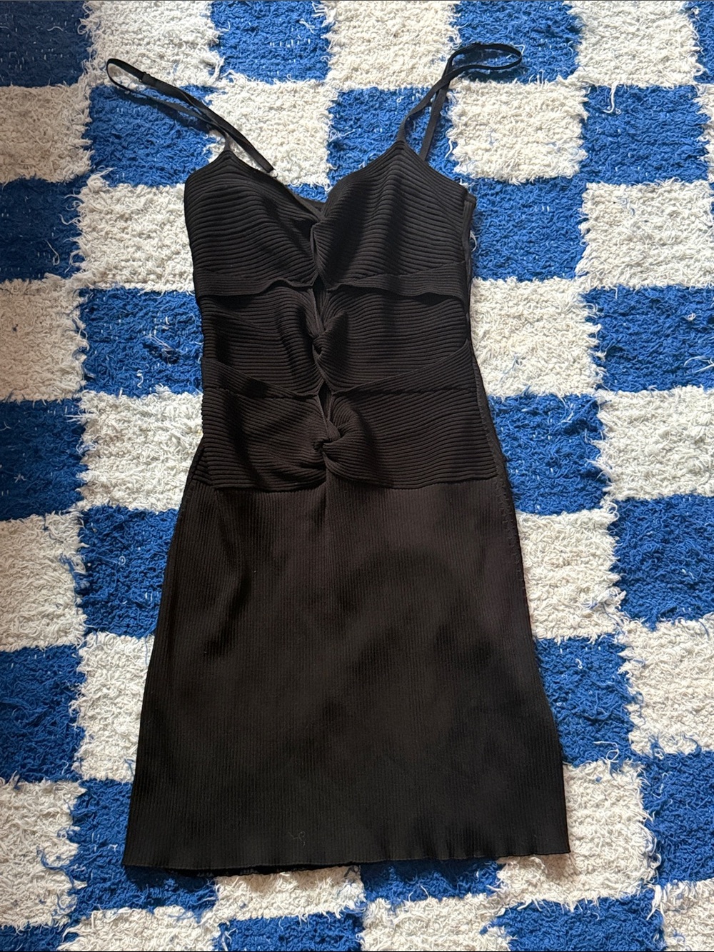 Cult Gaia Zenda Tib knit Black Mini Dress - Picture 4 of 7